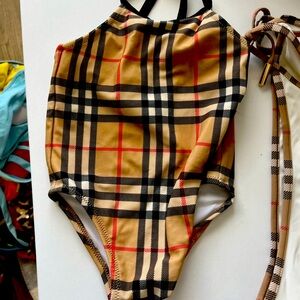 Burberry baby girl one piece 12 month
